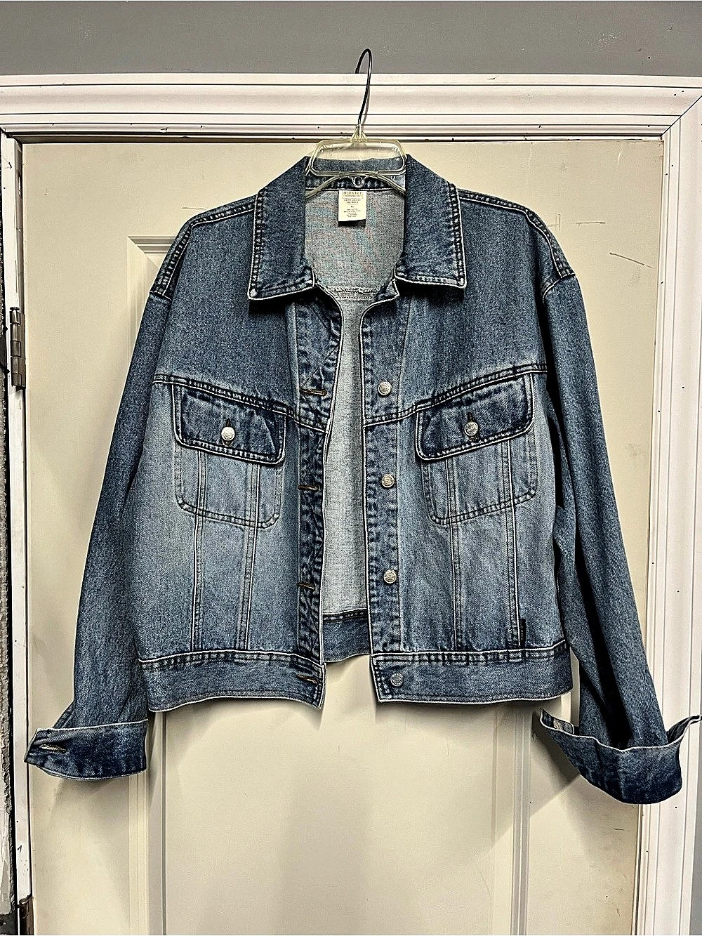 Old Navy Classic Denim Jean Jacket Blue XL